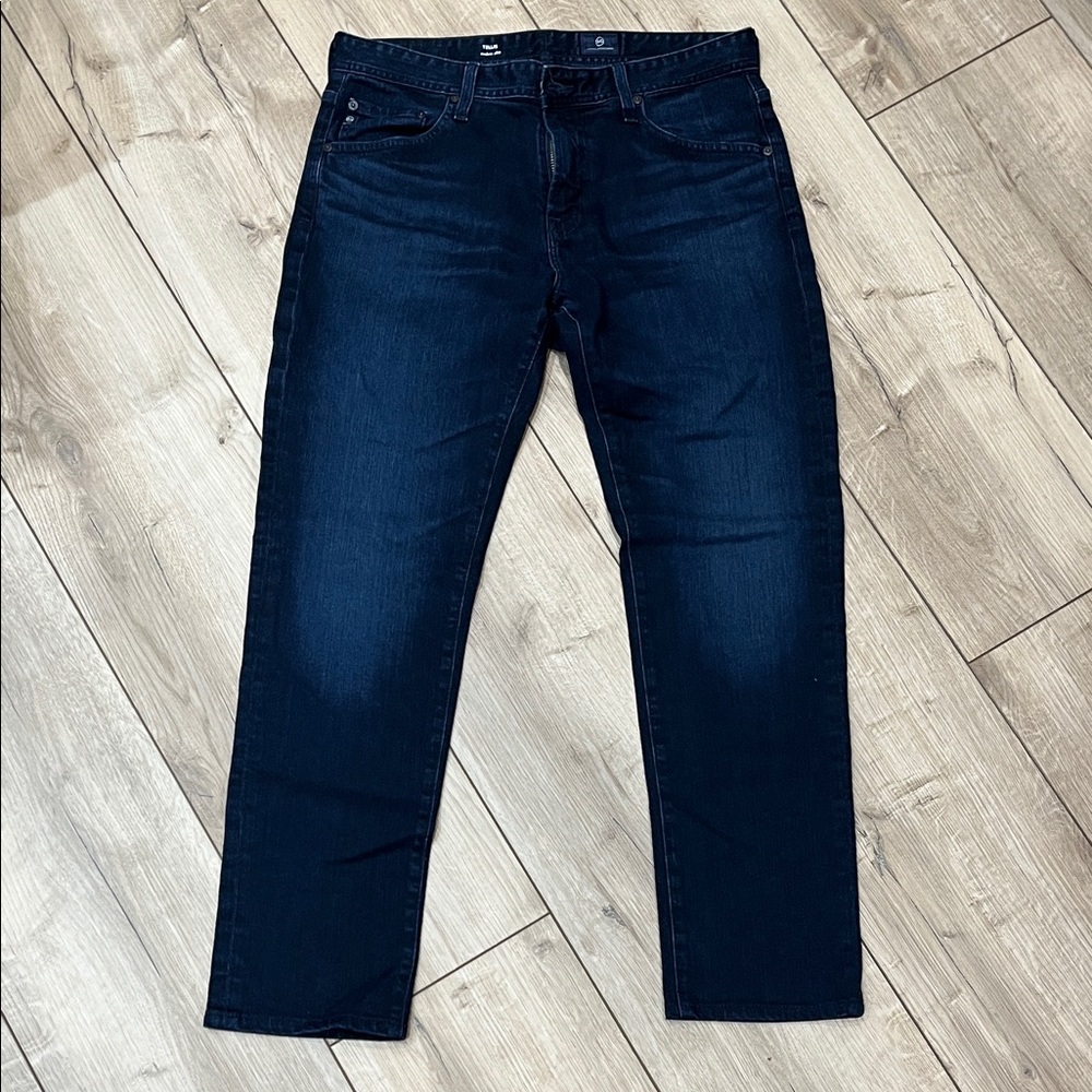 AG Adriano Goldschmied ‘Tellis’ Men's Deep Indigo Slim Jeans